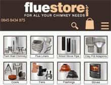 Tablet Screenshot of fluestore.com